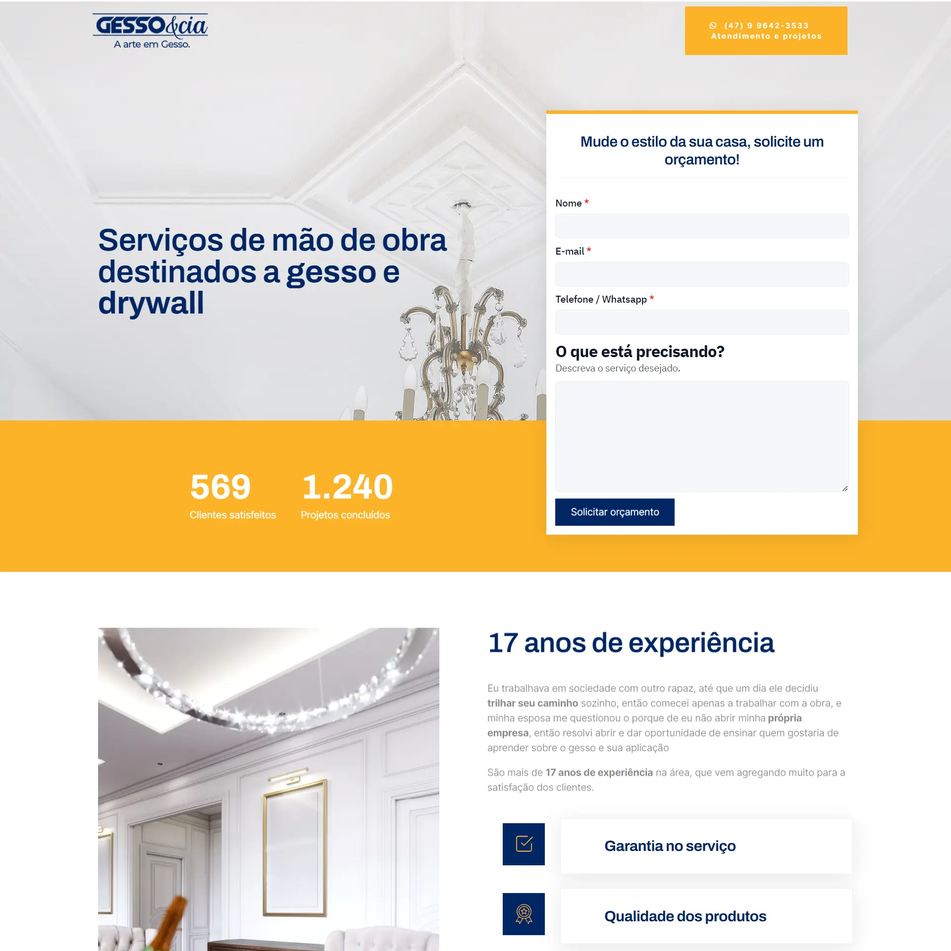 Landing page - Gesso-Cia
